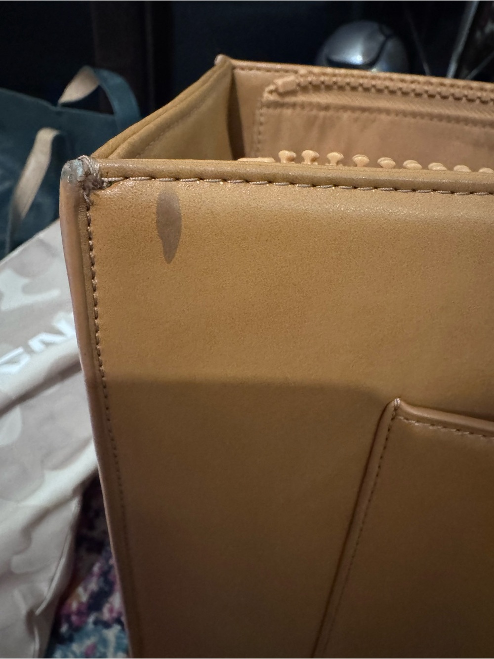 Dagne Dover Large Daily Tote in Pinto - Picture 5 of 5